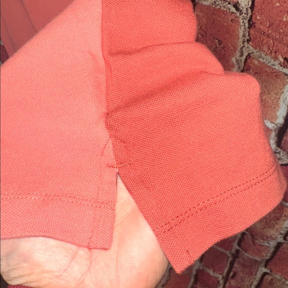 Gap Men's Two-Tone Rust Stretch Pique Polo Medium New With Tags - Picture 5 of 9